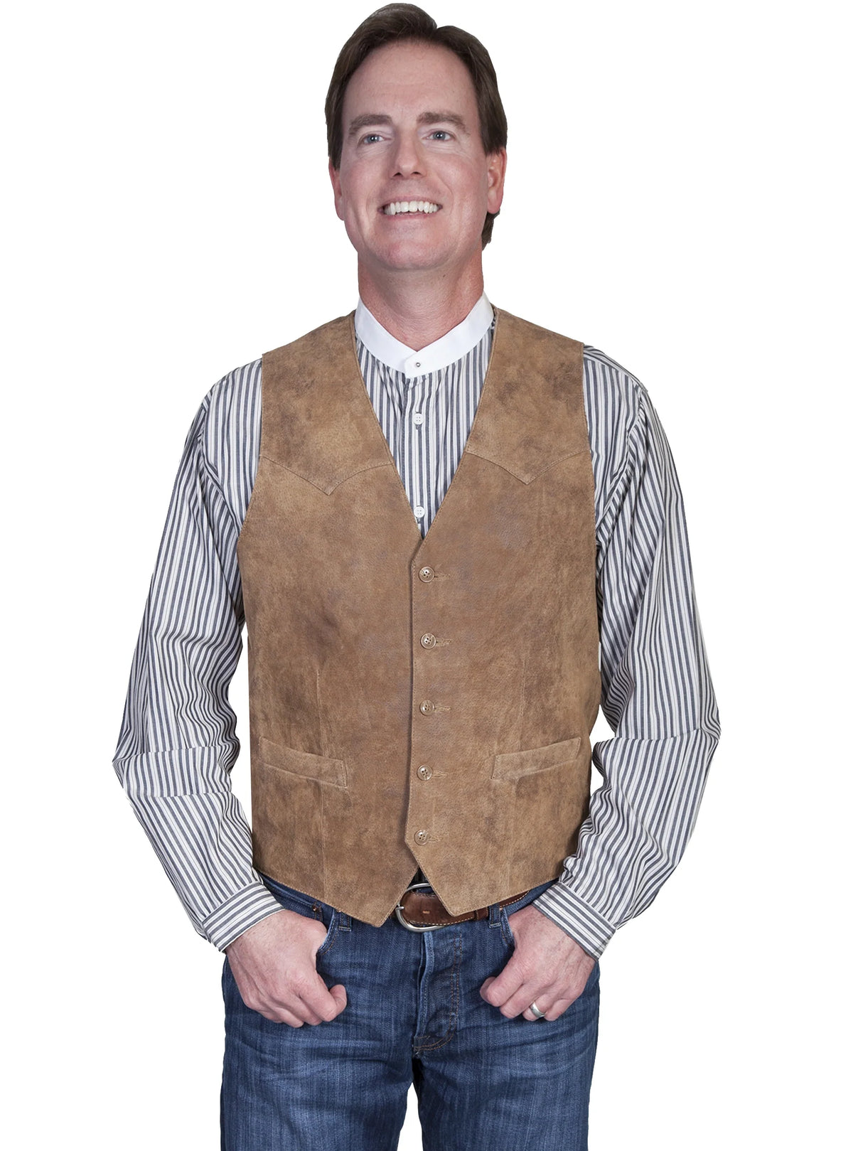 Chaleco de hombre Scully Outrider (503 Calf Suede)
