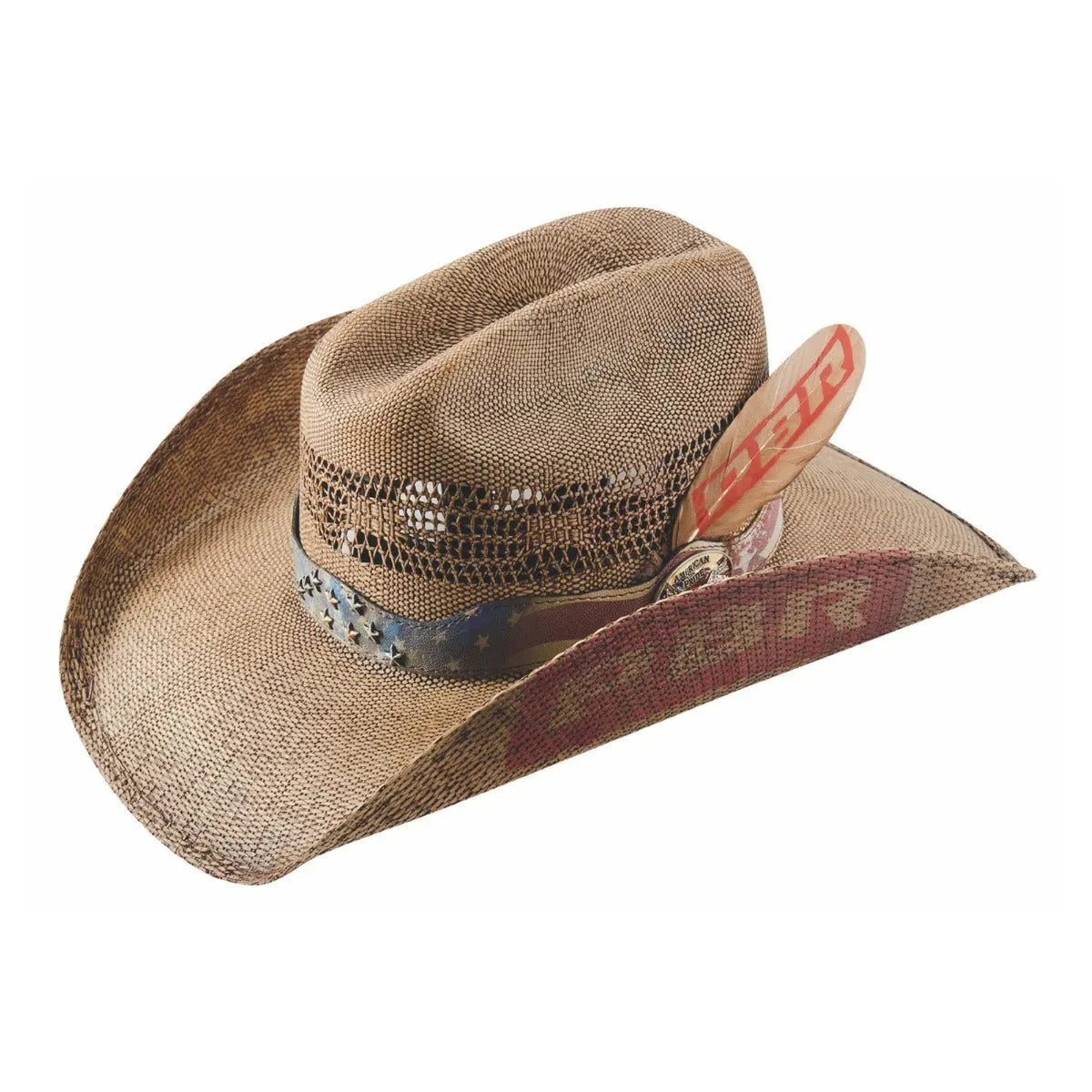Sombrero de vaquero Bullhide PBR Bucking Chute - Paja