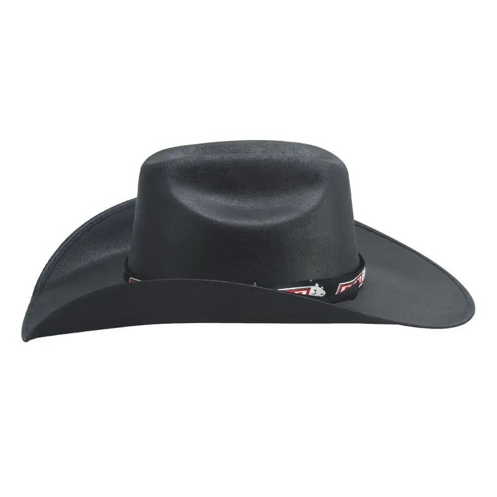 Bullhide PBR Comprometido a Ganar - Sombrero Vaquero de Paja de Lino