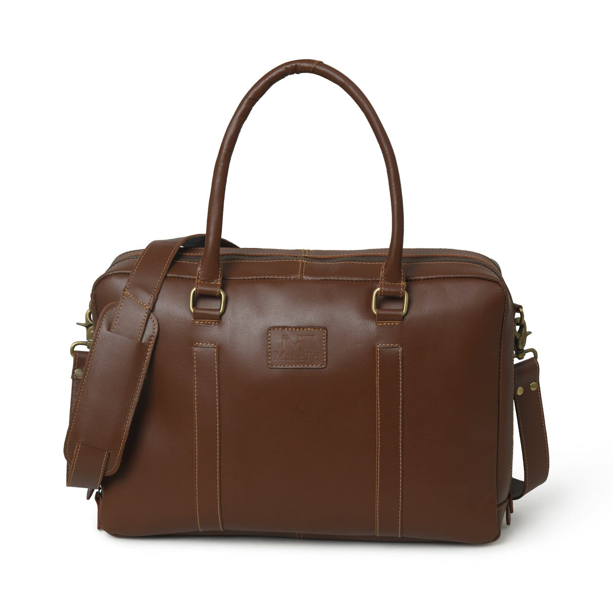 Dixon Brown Buffalo Leather Portafolio Ejecutivo de Piel Búfalo para Laptop