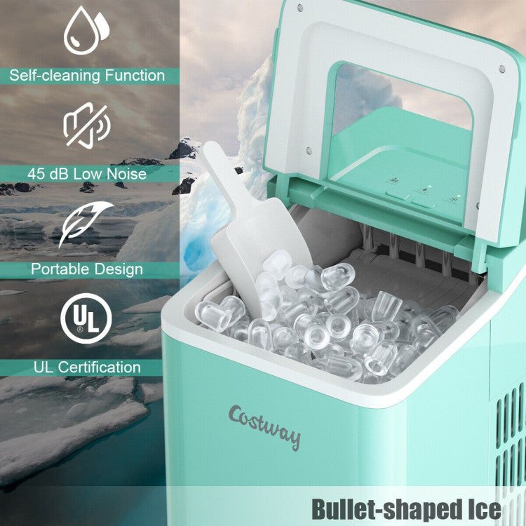 Máquina de hielo portátil con pala