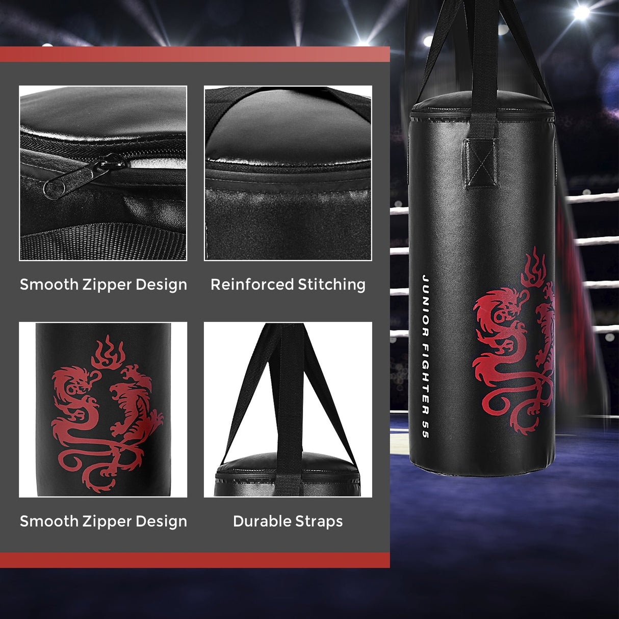 Set de Boxeo con Cuerda para Saltar y Guantes para Niños de 2 Pies