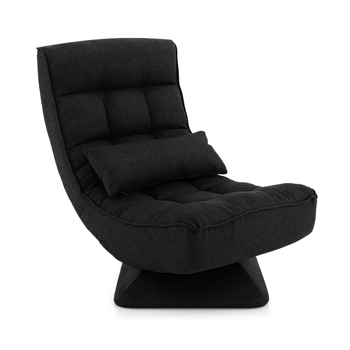 Sillón de suelo giratorio 360° con 5 niveles de ajuste y almohada de masaje