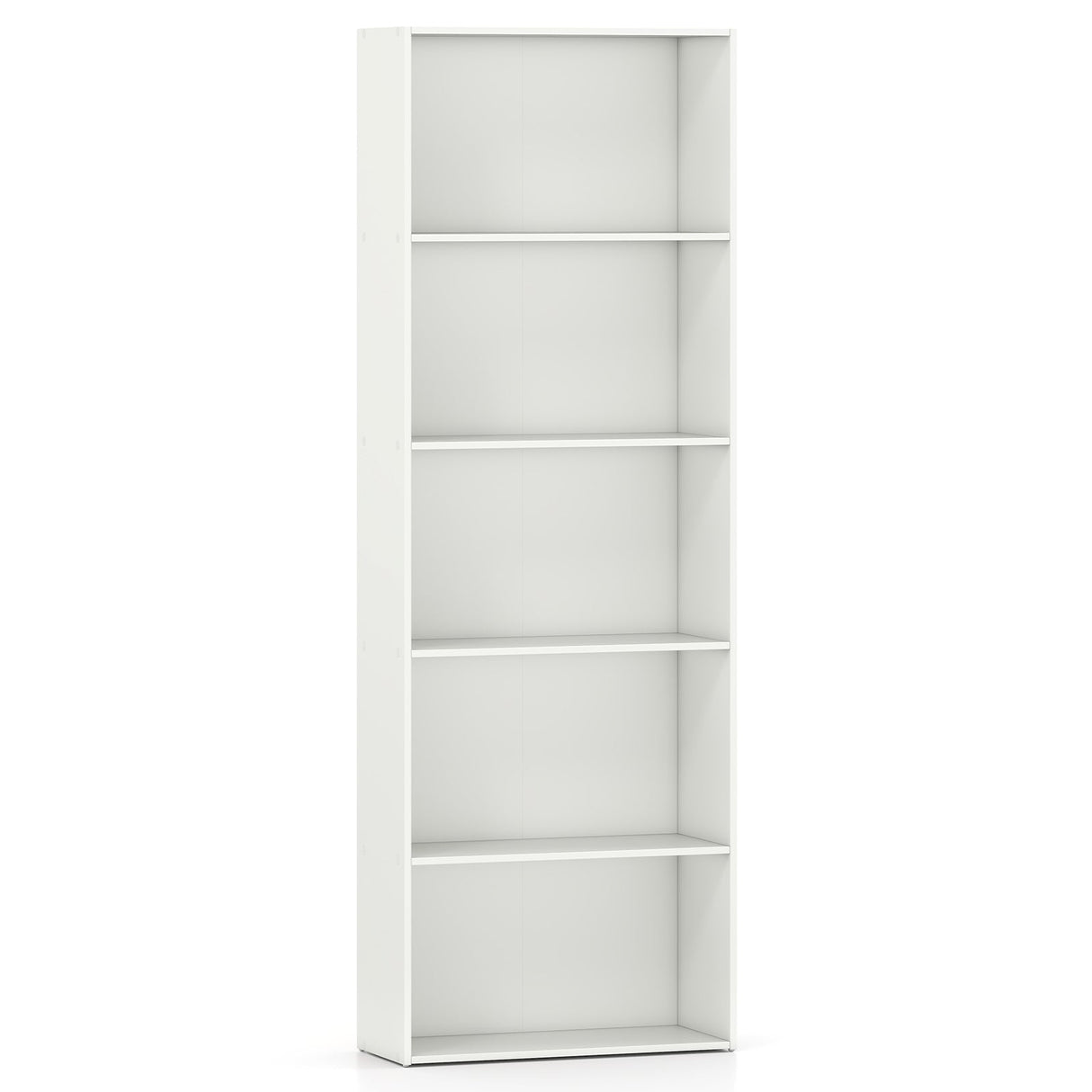 5-Shelf Storage Bookcase Modern Multi-Functional Display Cabinet