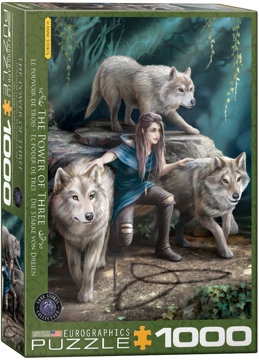 Puzzle: Artist Series - The Power of Three by Anne Stokes