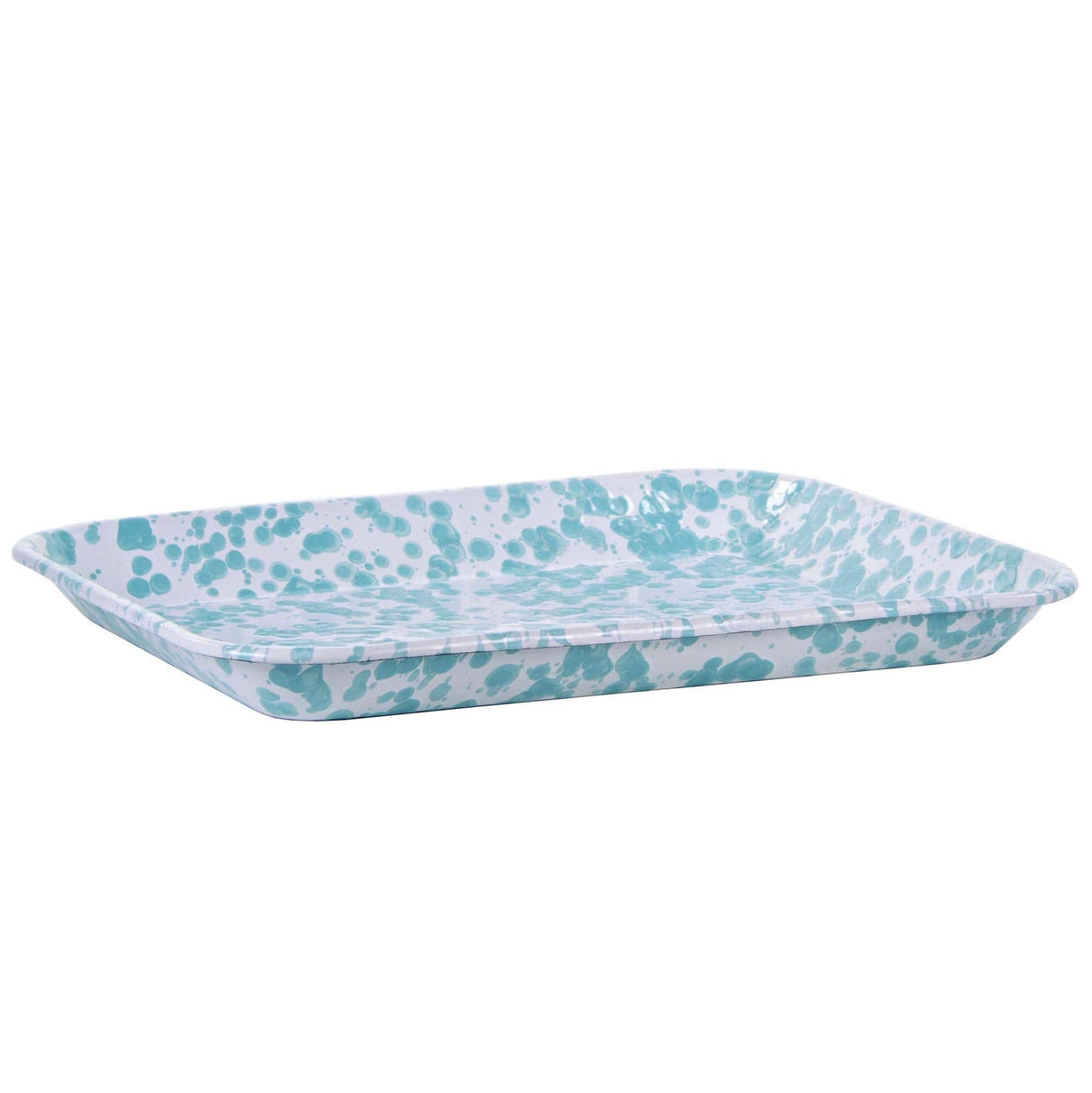 Golden Rabbit Enamelware Quarter Sheet Trays - Set of 2