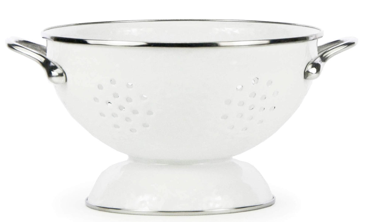 Golden Rabbit Enamelware Medium Colander 3 Quart