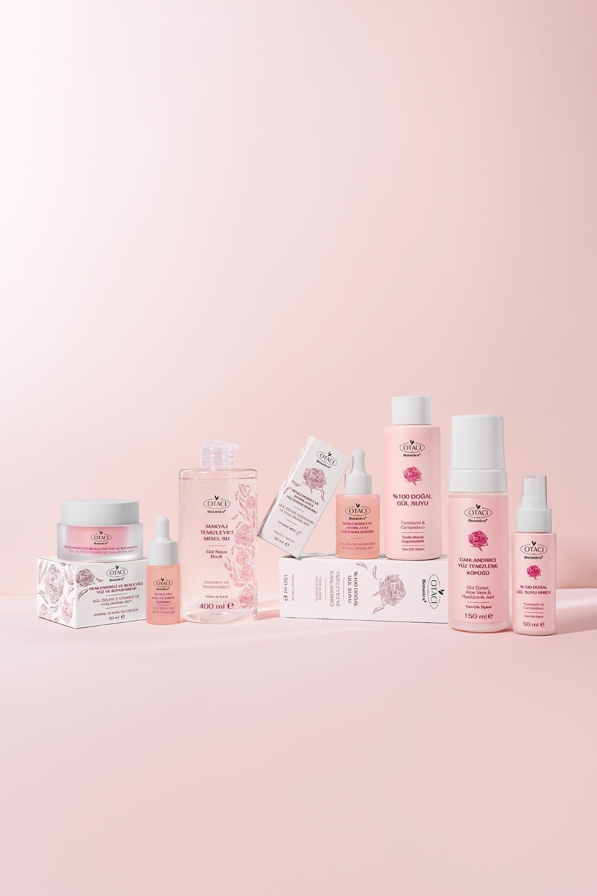 Otacı Rose Extract Facial Cleansing Foam 150ml - Gentle Cleanser | Vegan