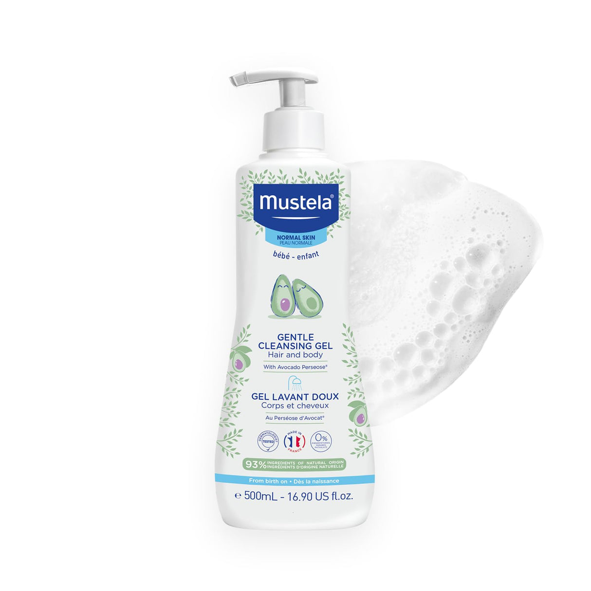 Mustela Gentle Cleasing Come 500 ML Newborn Shampoo