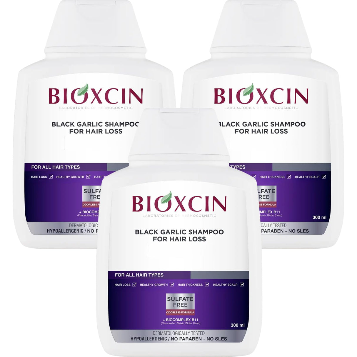Bioxcin Black Garlic Shampoo Buy 3 Pay 2