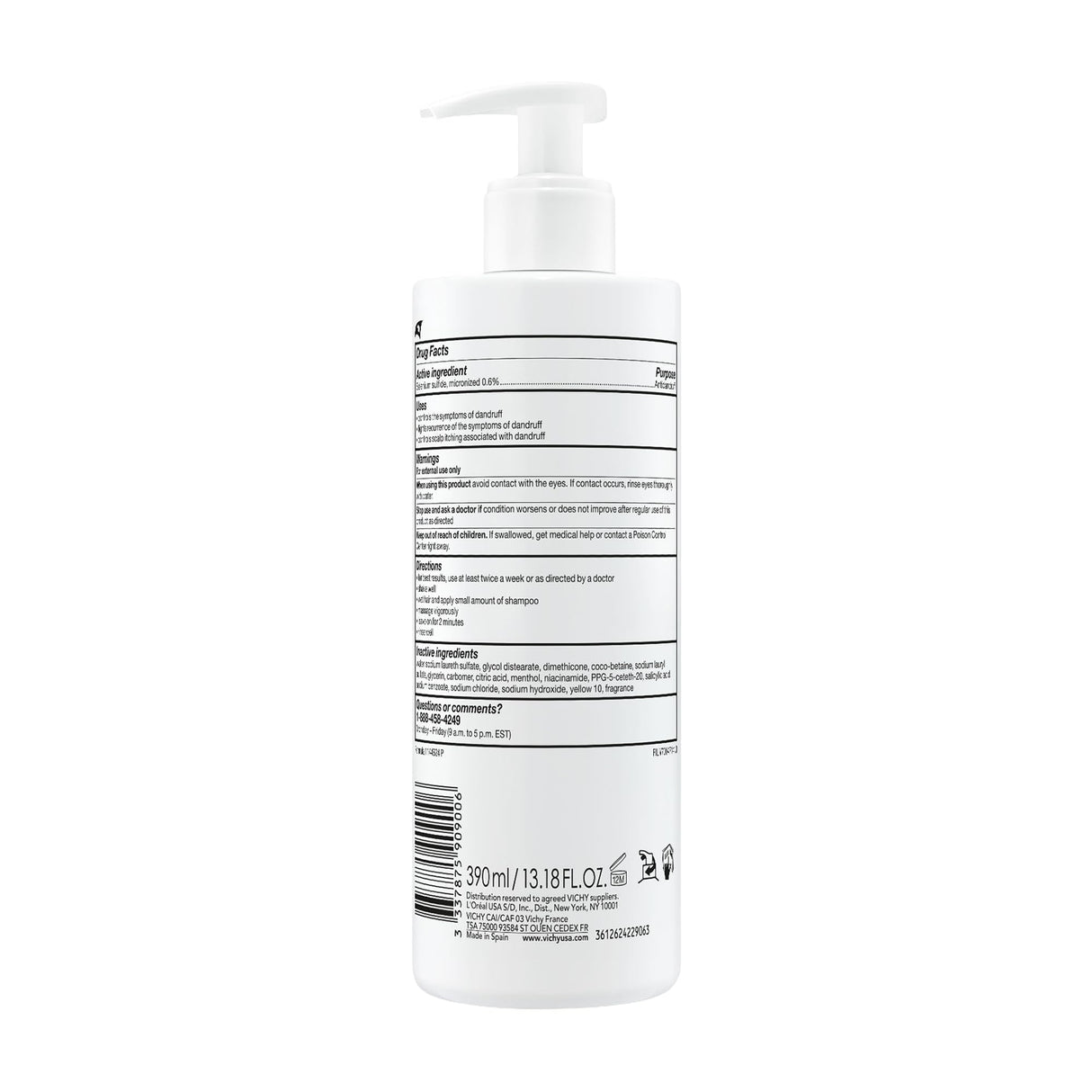 Vichy Dercos Energising Shampoo Against Hair Loss 200 ml