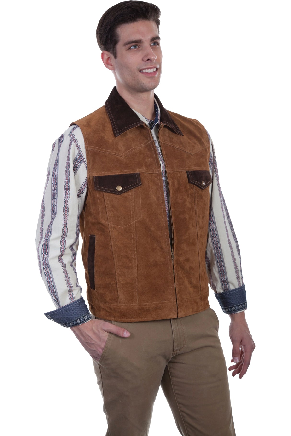 Scully Dusty Ridge (621 Ante Becerro) – Chaleco de hombre