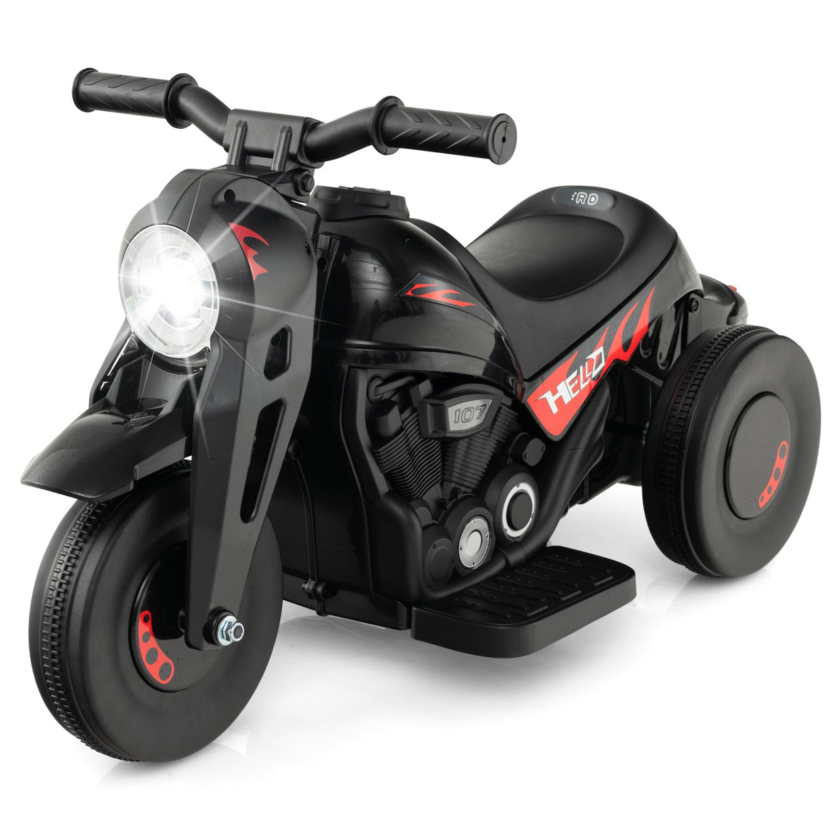 Motocicleta Eléctrica de 6V para Niños con Máquina de Burbujas y Música