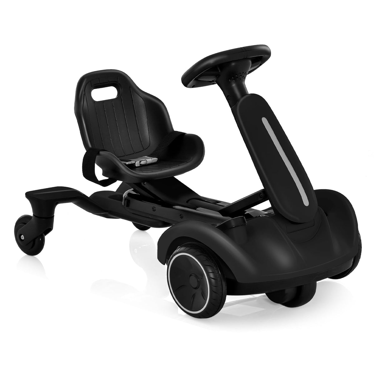 Coche de paseo a batería de 6V para niños con giro de 360° y 2 alturas ajustables