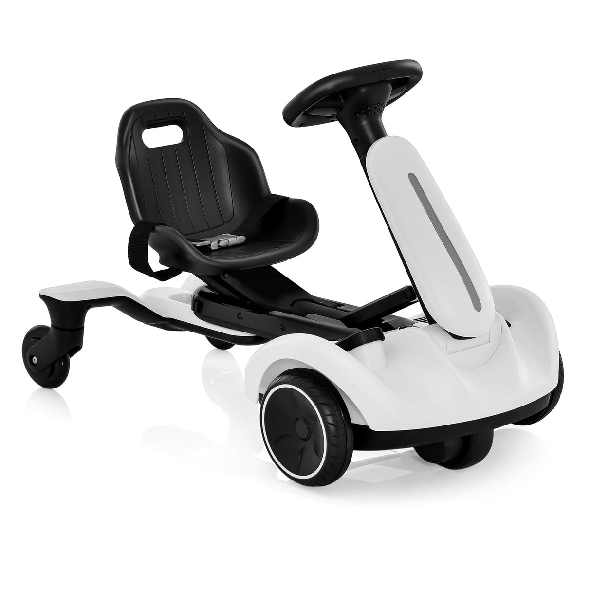 Coche de paseo a batería de 6V para niños con giro de 360° y 2 alturas ajustables