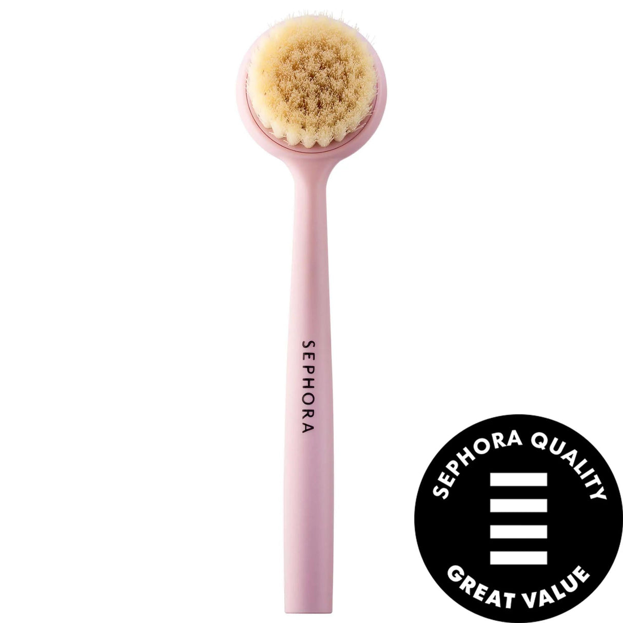 SEPHORA COLLECTION Face Dry Brush - Vegan, Cruelty-Free Facial Exfoliation Brush with Soft Synthetic Bristles - Gentle Exfoliation for Sensitive Skin