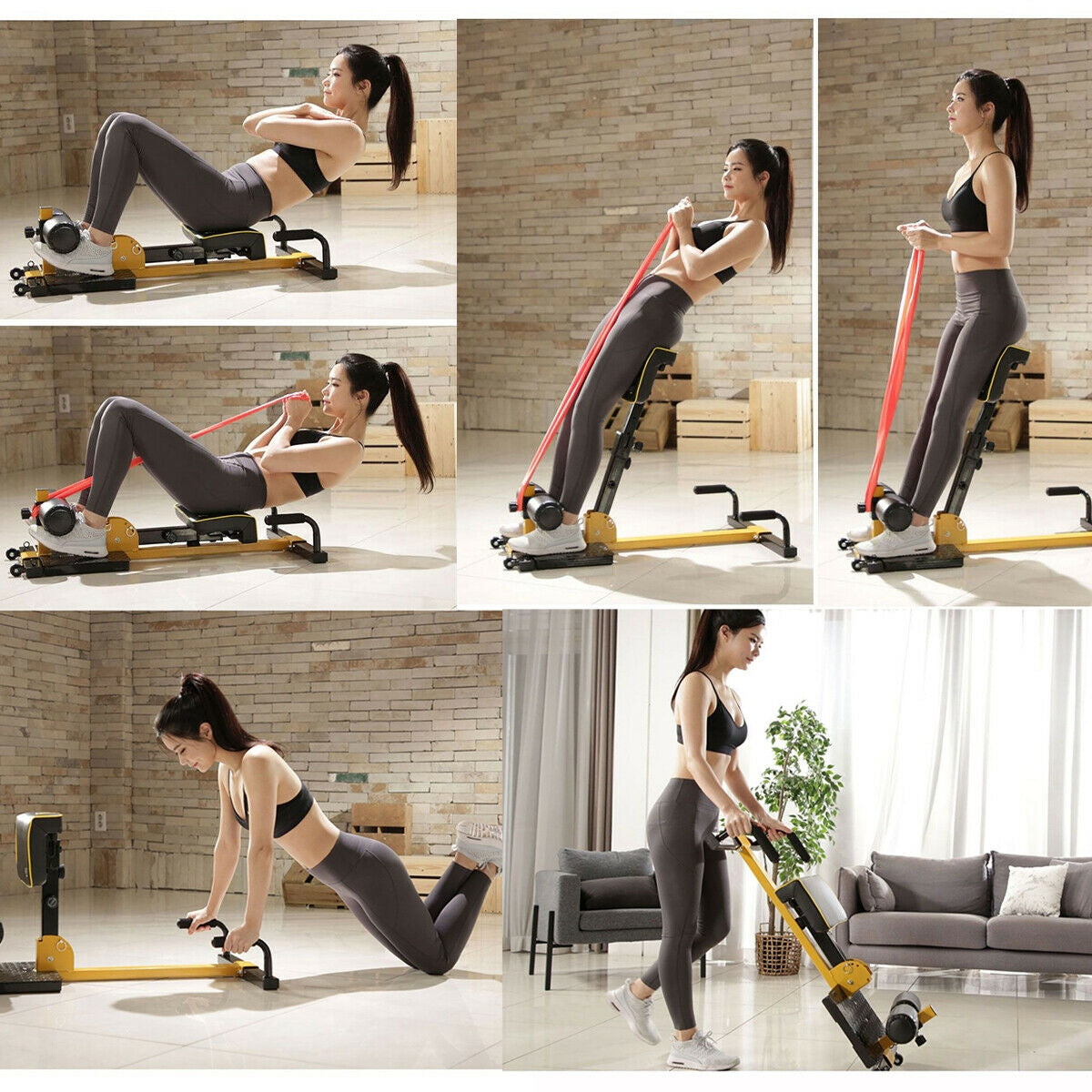 Equipo de fitness de sentadillas multifuncional 8 en 1 para gimnasio en casa