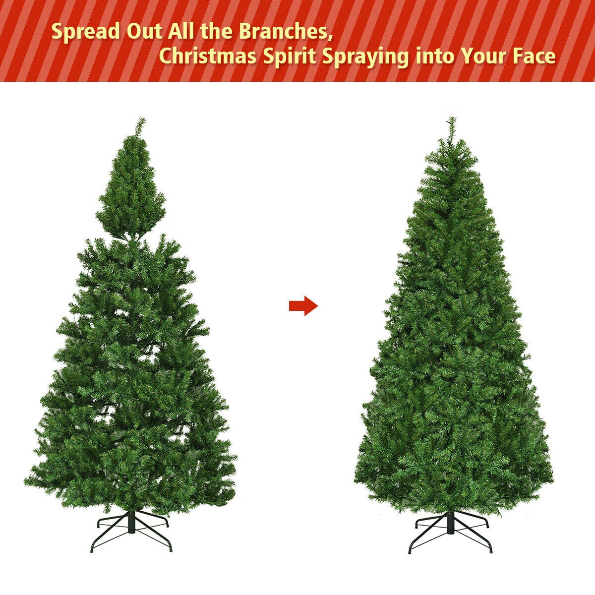 Árbol de Navidad Artificial Premium con Bisagras