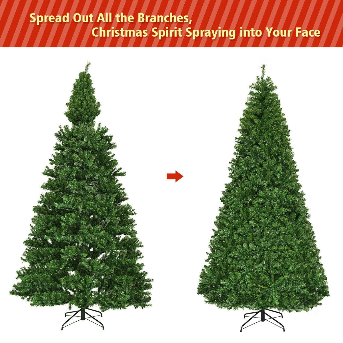 Árbol de Navidad Artificial Premium con Bisagras
