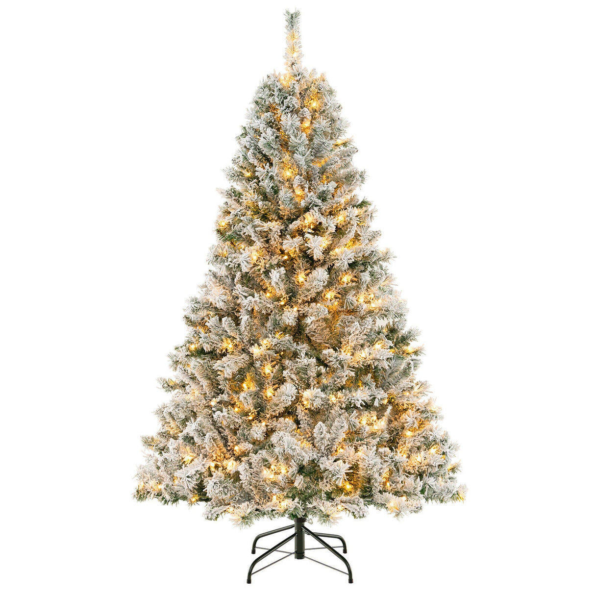 Árbol de Navidad Artificial de 6/7/8 Pies, Forma Rápida en 3 Minutos