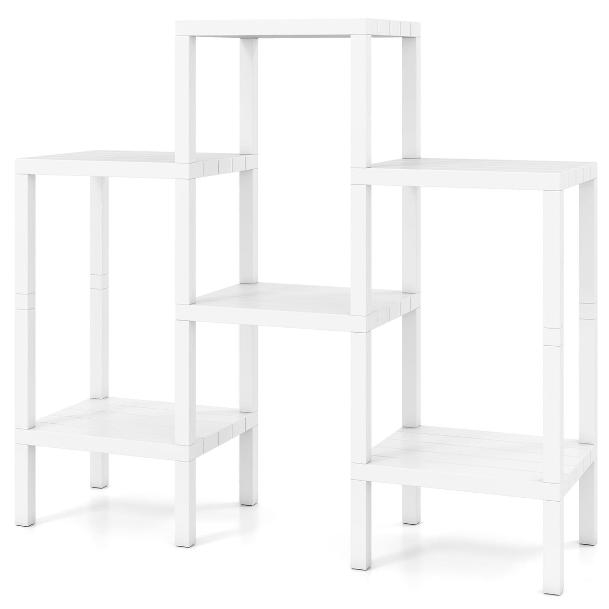Estanterías modulares de plástico de 6 niveles para salón y cocina