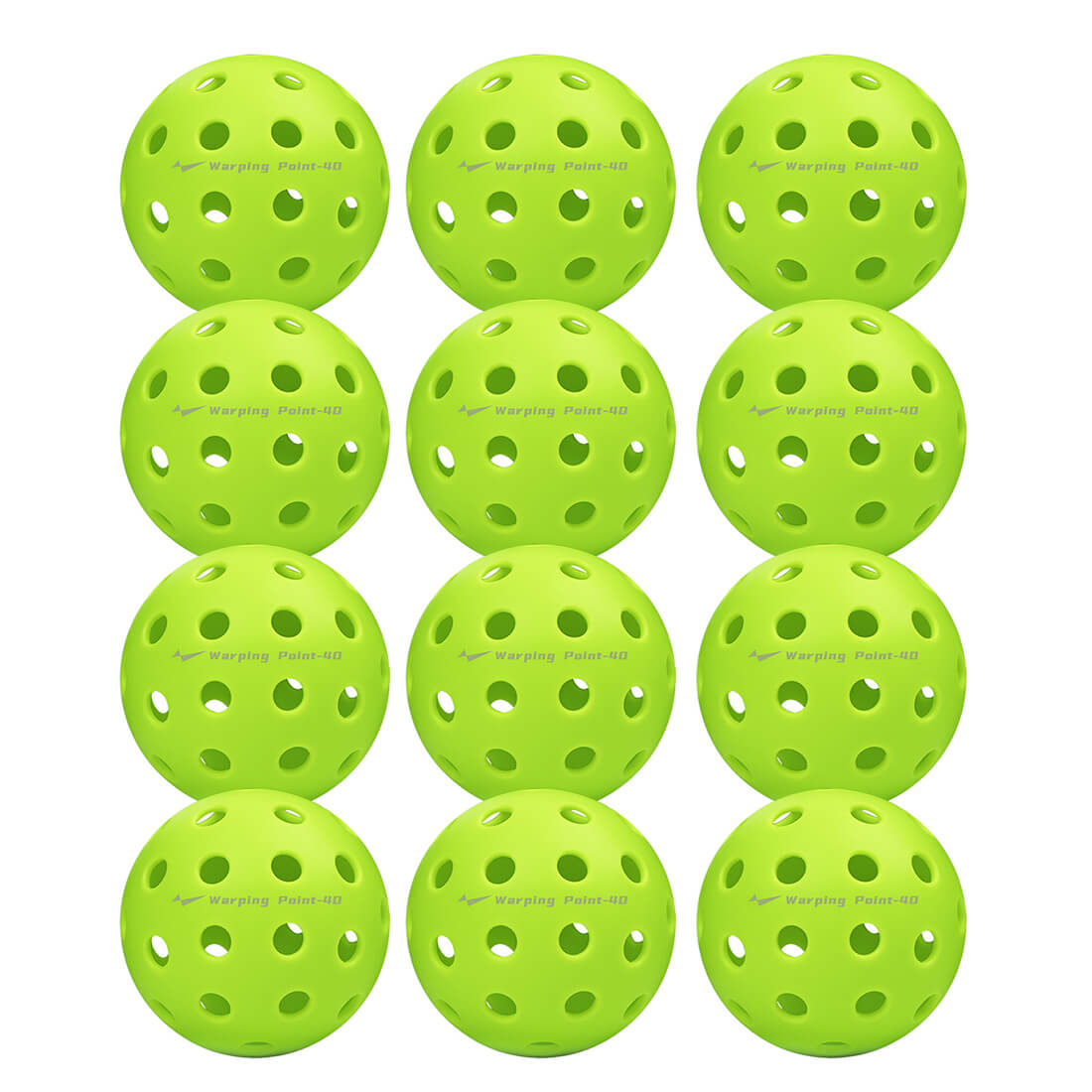 Pelotas de pickleball para exteriores - Verdes