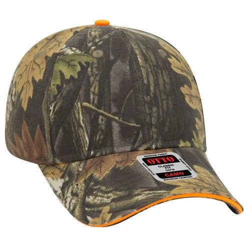 Hojas de otoño - Gorra de béisbol de camuflaje