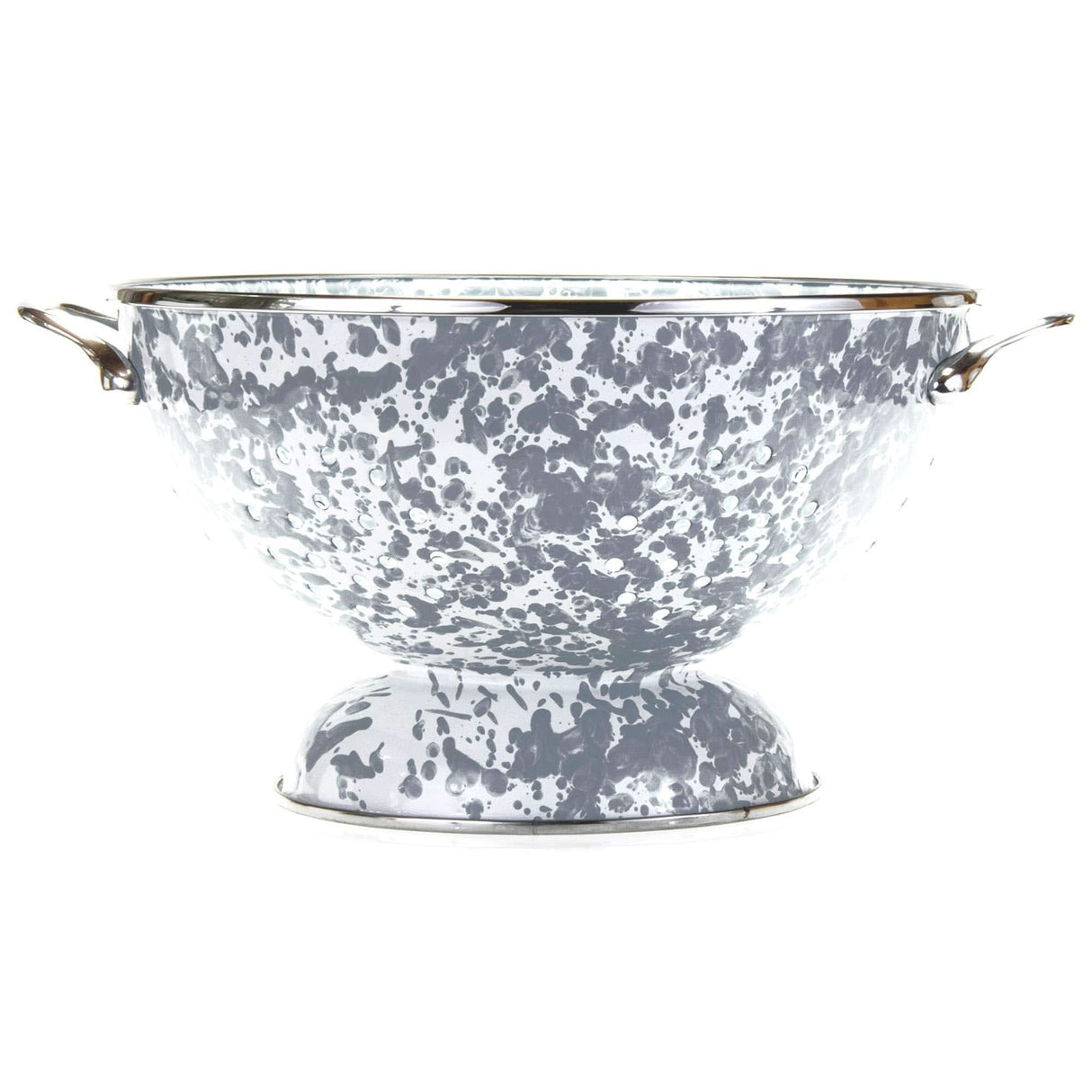 Golden Rabbit Enamelware Large Colander 5 QUART
