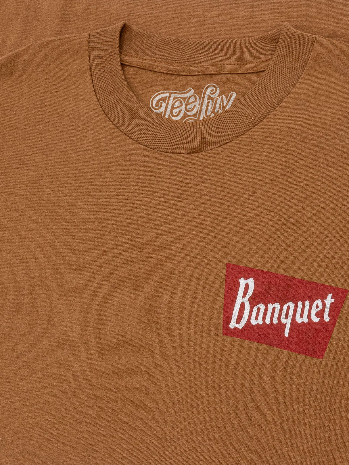 Coors Banquet Rodeo Bull Rider Front/Back T-Shirt - Brown Sugar