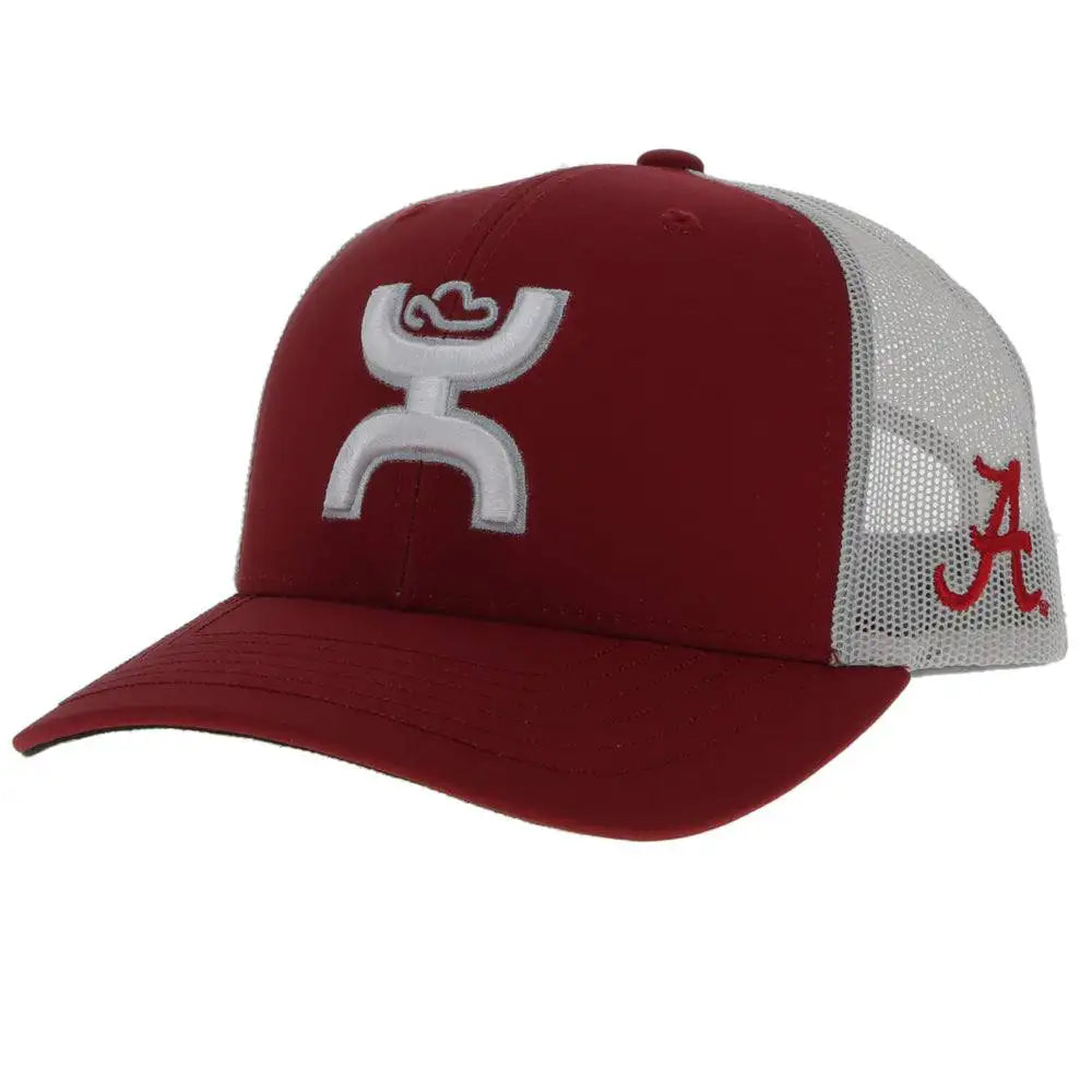 Gorra de camionero HOOey Universidad de Alabama (carmesí/gris/blanco)