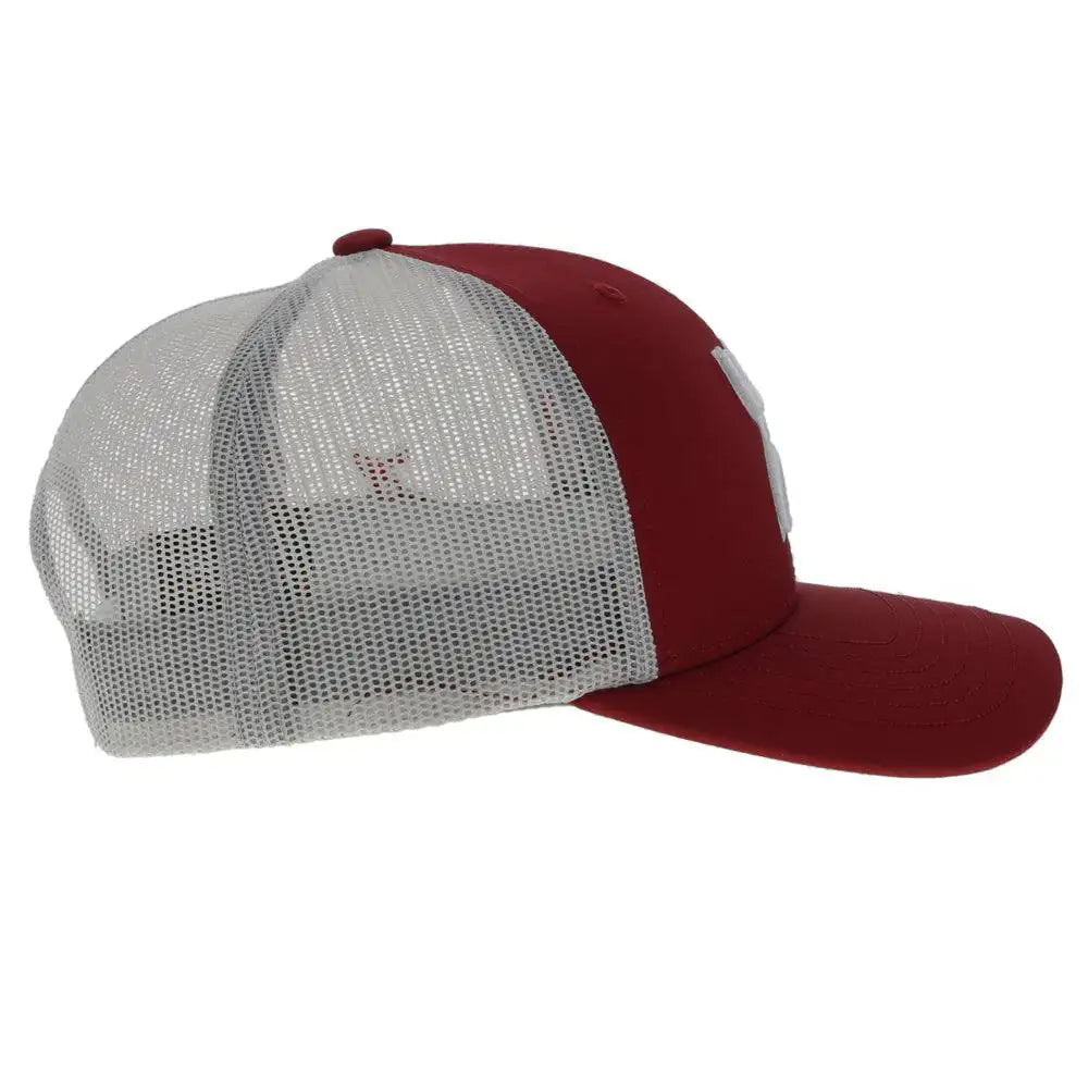 Gorra de camionero HOOey Universidad de Alabama (carmesí/gris/blanco)