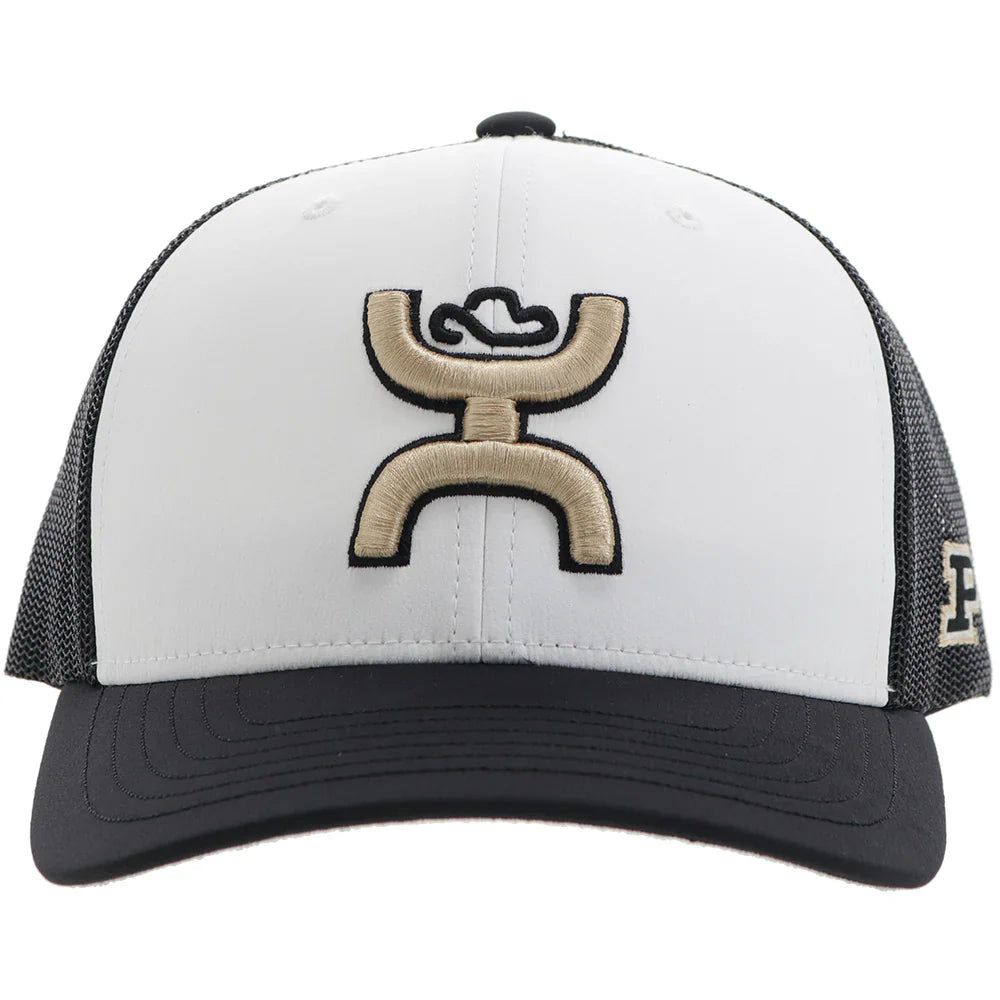 HOOey Purdue University (Black/White/ Gold) - Trucker Cap
