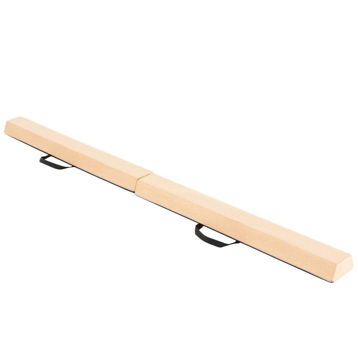 Viga de equilibrio plegable de 7 pies con cubierta de gamuza extraíble y base antideslizante