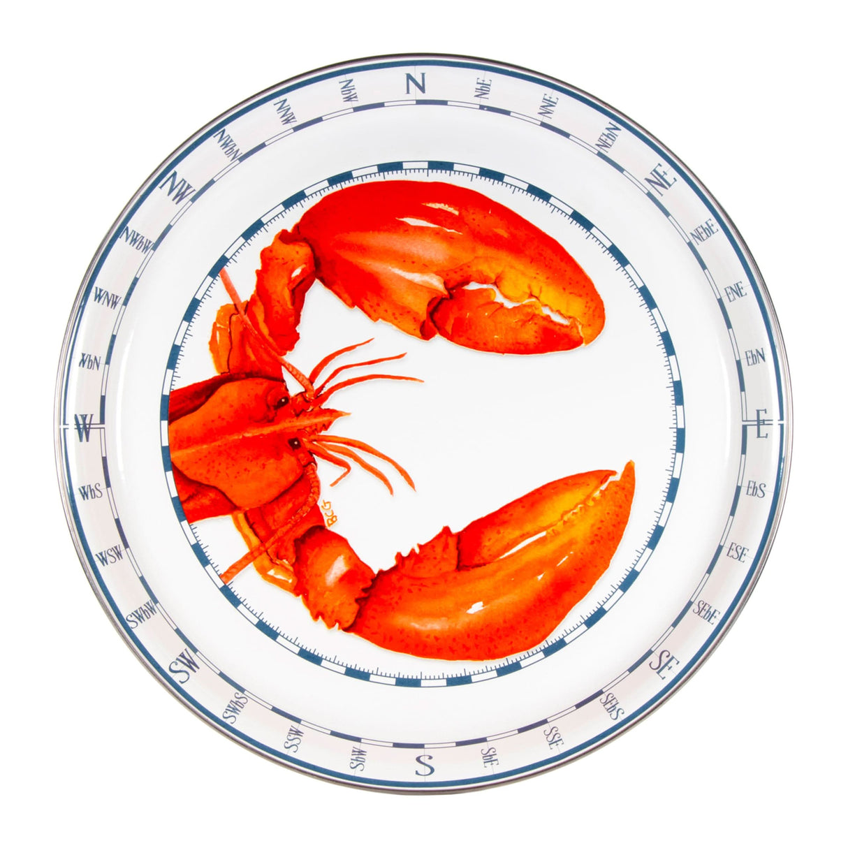 Golden Rabbit Enamelware Medium Tray