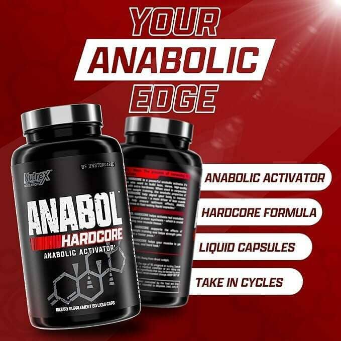 Nutrex Anabol Hardcore, 60 cápsulas