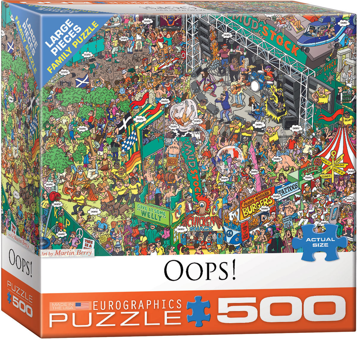 Puzzle: Variety 500 Pieces - Oops! by Berry Martin