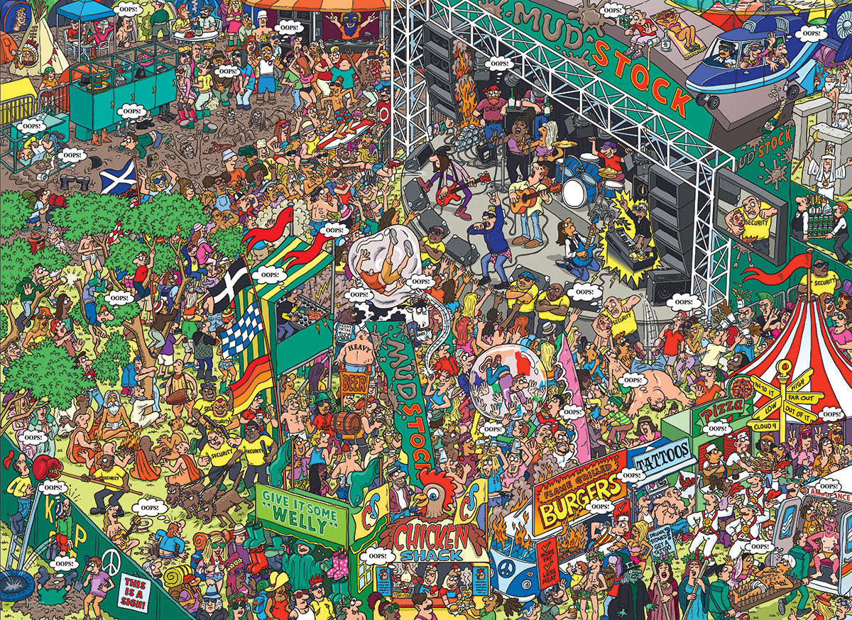 Puzzle: Variety 500 Pieces - Oops! by Berry Martin