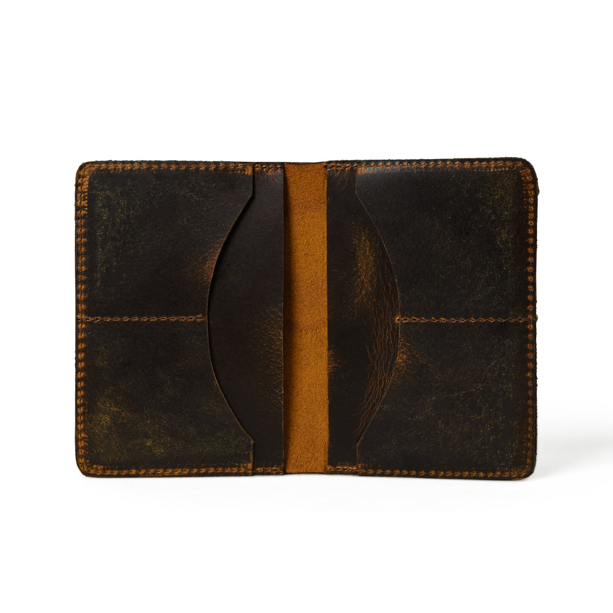 Funda de piel Passport Plus - Marrón