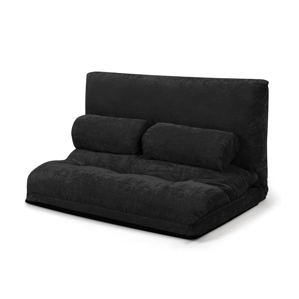 Sofá cama reclinable de 6 posiciones con 2 almohadas
