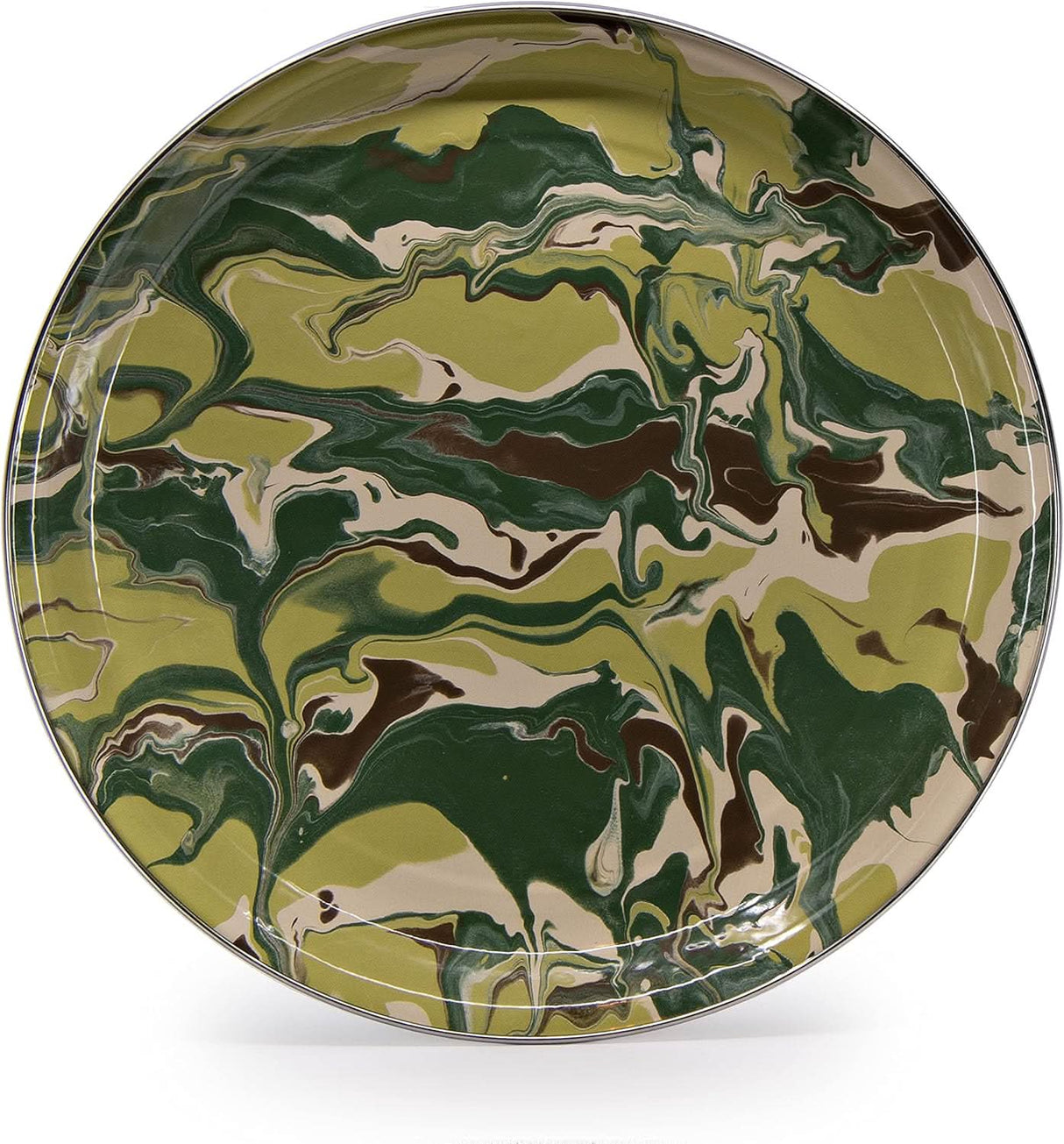 Golden Rabbit Enamelware Medium Tray