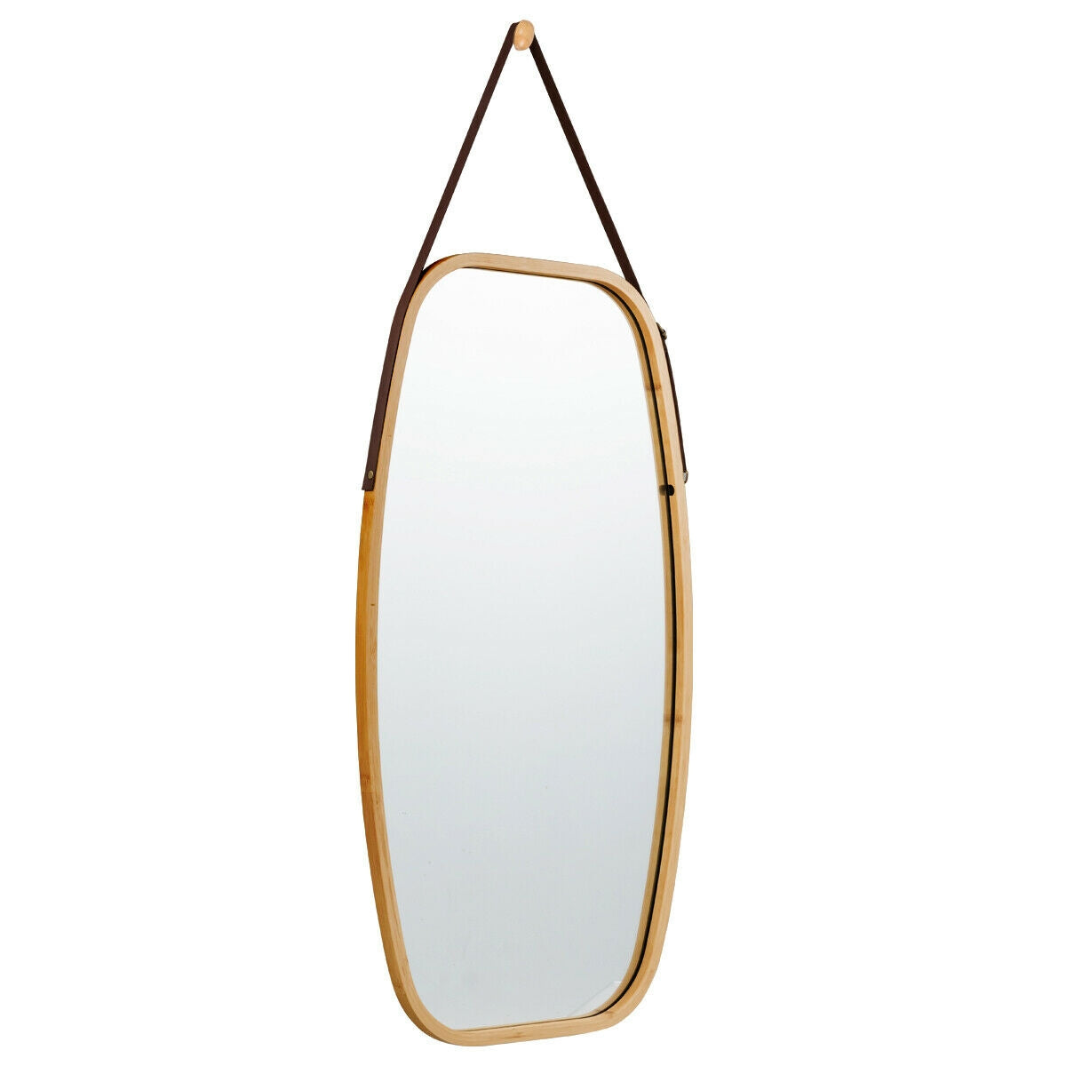 Espejo de pared rectangular moderno con marco de 30 pulgadas