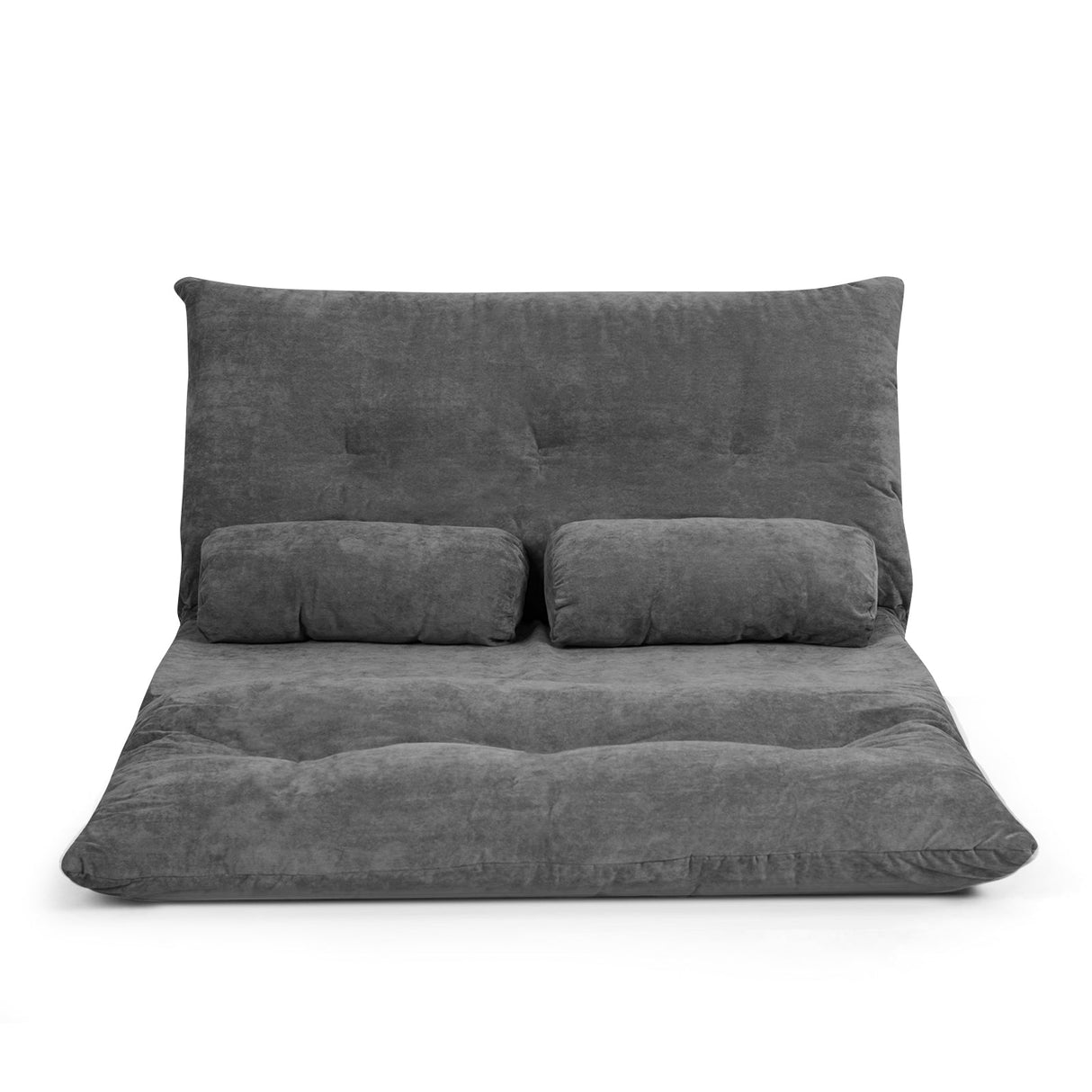 Sofá cama reclinable de 6 posiciones con 2 almohadas