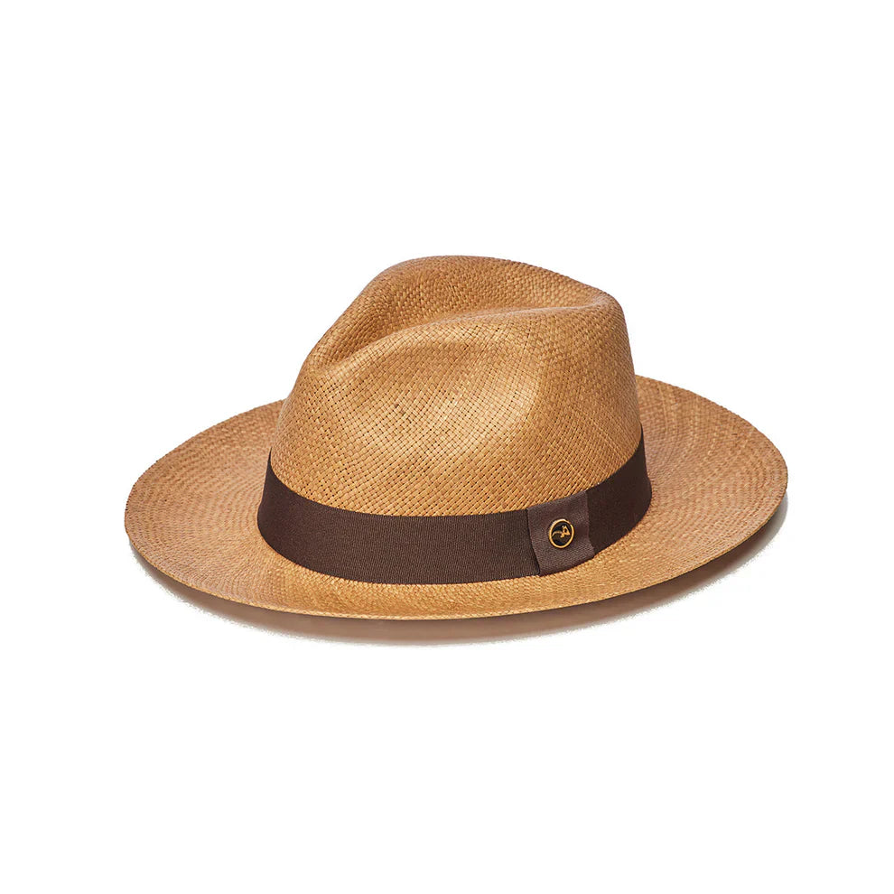 California Hats Hector - Sombrero Fedora de Paja Panamá