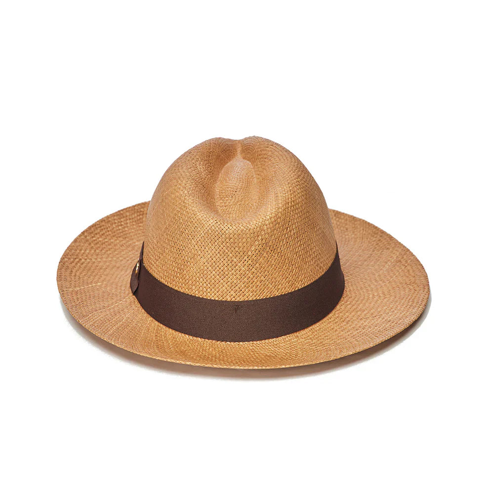 California Hats Hector - Sombrero Fedora de Paja Panamá