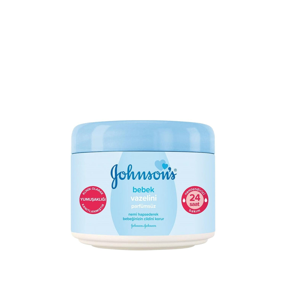 Johnson's Baby Fragrance-Free Baby Lotion with Vazelin - 3.38 fl oz, Gentle Moisturizer for Sensitive Skin