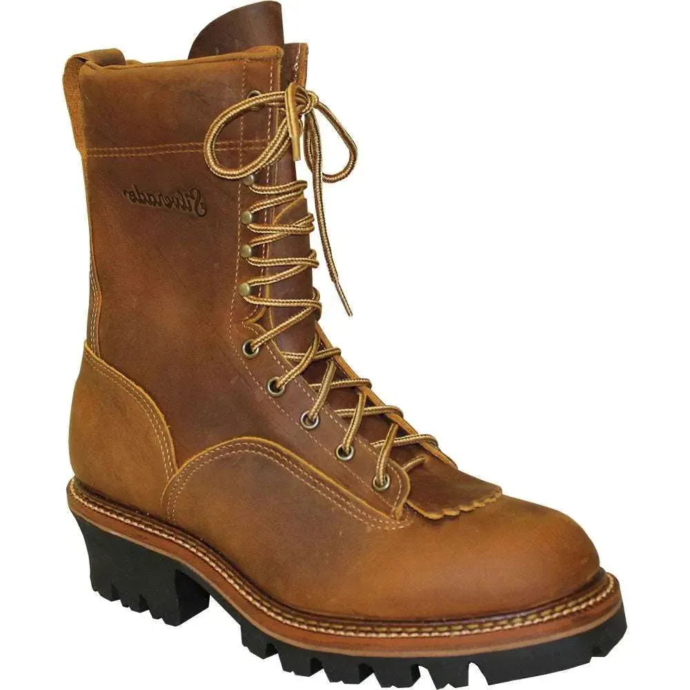 Botas vaqueras de cuero Abilene Logger (puntera de acero) para hombre