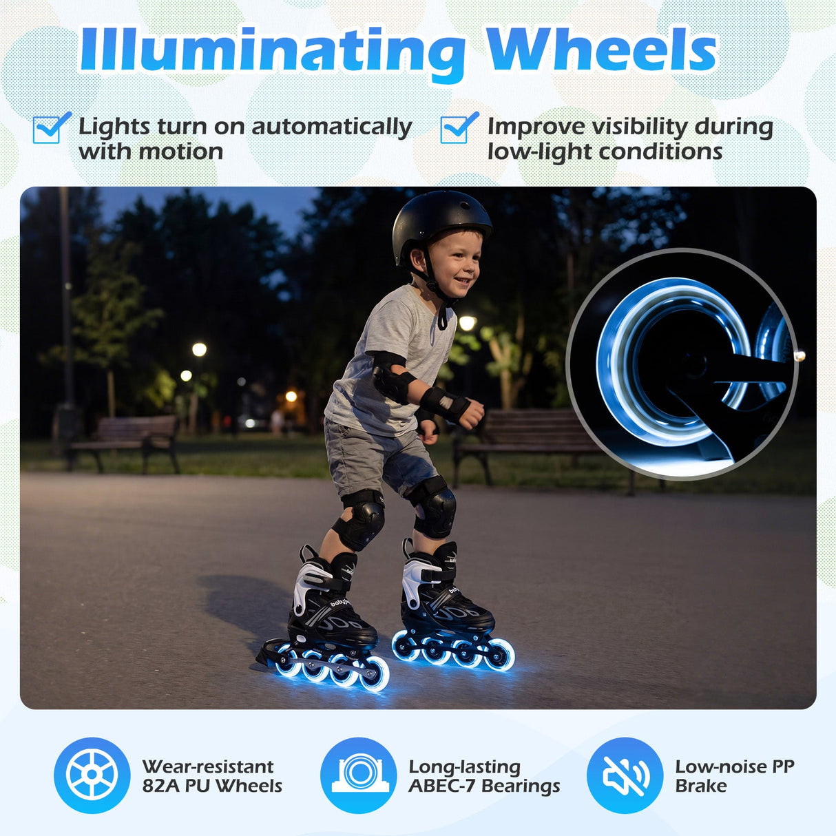 Patinetas Inclinadas Ajustables para Niños y Niñas de 5 a 14 Años
