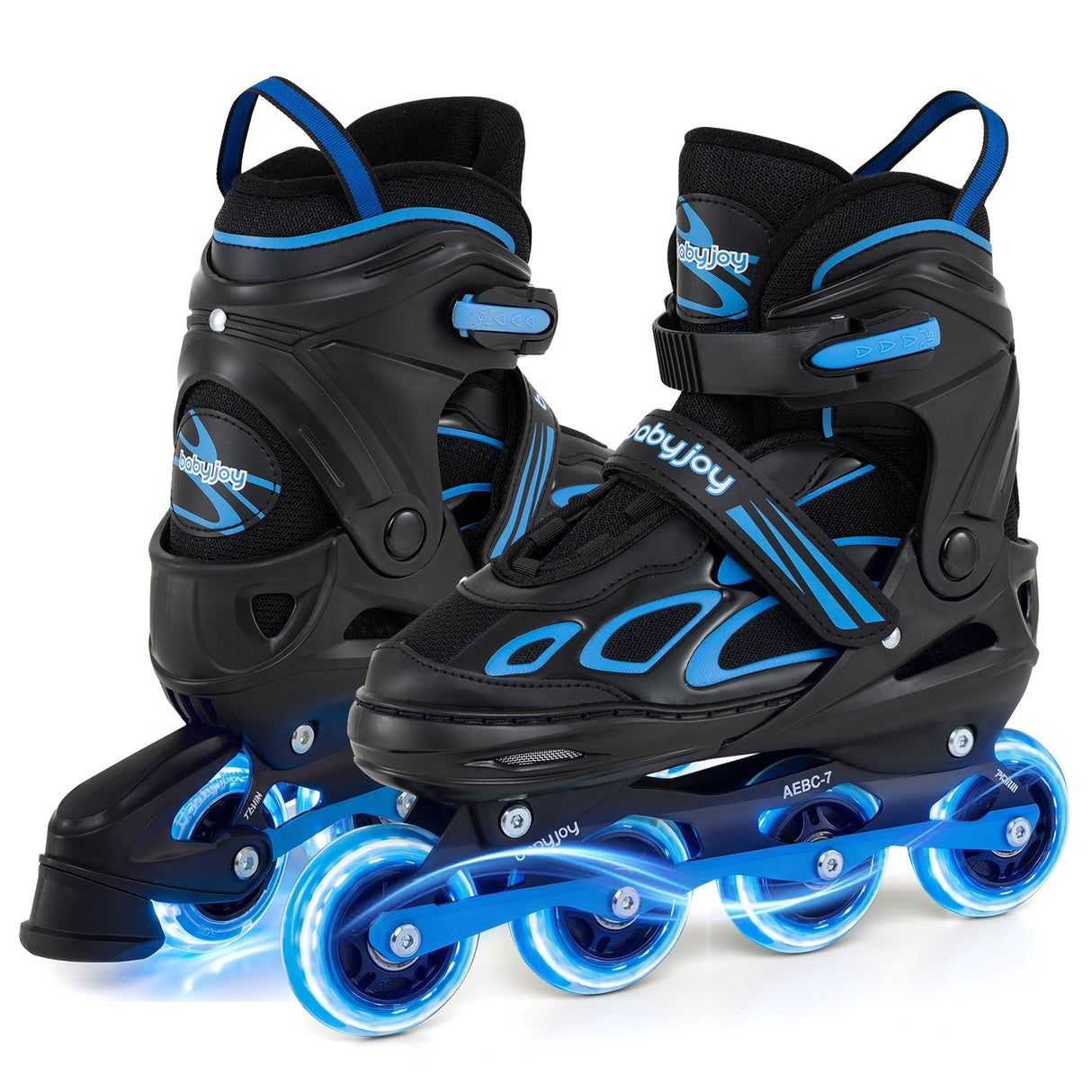 Patines en línea ajustables para niños - 4 tallas - Patín de cuchilla ajustable