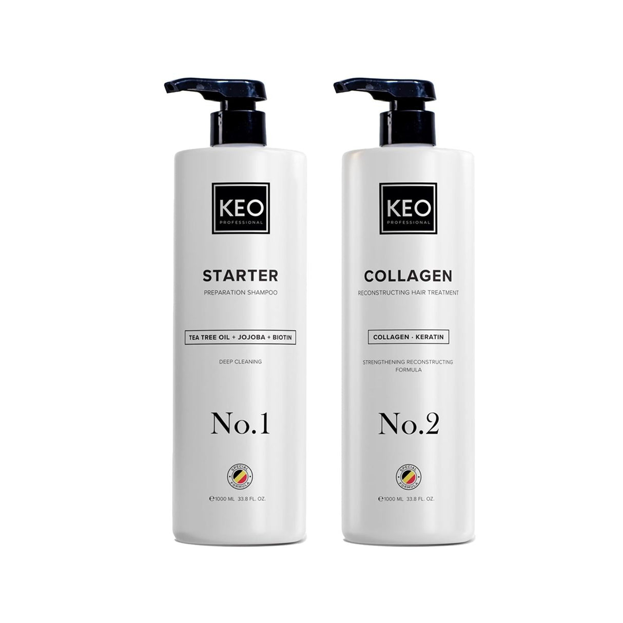 Keo Collagen Hair Care Set - Repair & Nourish Damaged Hair with Collagen-Based Formula