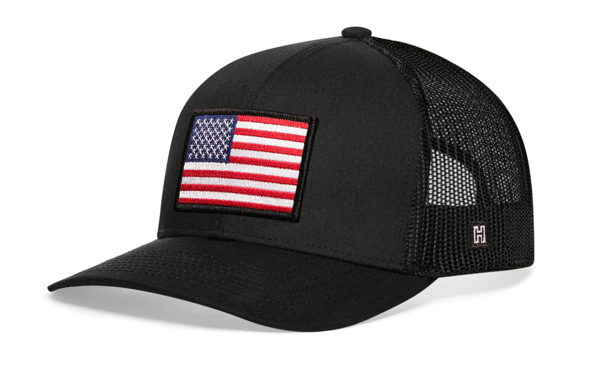American Flag Trucker Hat | USA Snapback